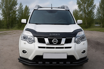 Nissan X-trail T31 2007–2014 Přední ochranný rám ST015 Black (nerez) fotografie 1