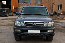 Lexus LX470 1998–2007 Přední ochranný rám ST015 Black (nerez) fotografie 1
