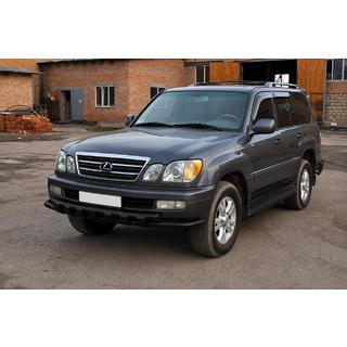 Přední ochranný rám ST015 Black (nerez) Lexus LX470 1998–2007 fotografie 3