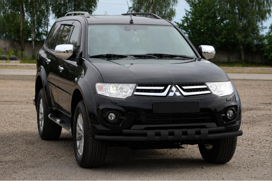 Mitsubishi L200 2006–2015 Přední ochranný rám ST015 Black (nerez) Image