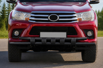 Toyota Hilux 2015– Přední ochranný rám ST015 Black (nerez) fotografie 1