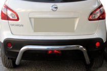 Nissan Qashqai 2007–2010 Zadní ochranný oblouk AK007 (nerez) fotografie 1
