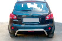 Nissan Qashqai 2007–2010 Zadní ochranný oblouk AK007 (nerez) fotografie 2