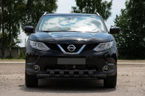Nissan Qashqai 2014–2021 Přední ochranný rám ST015 Black (nerez) fotografie 1