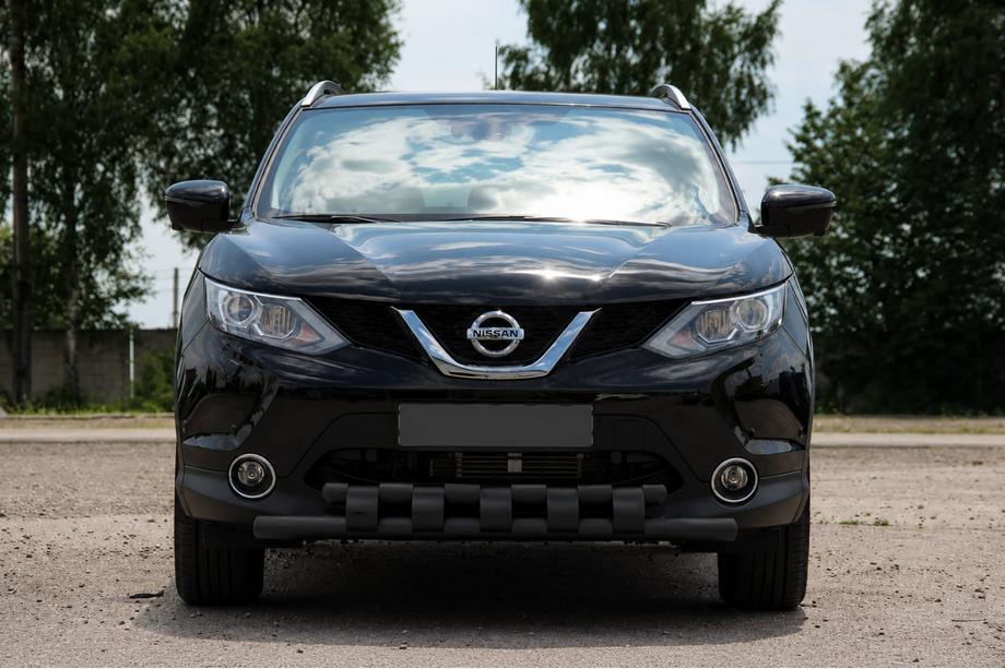 Nissan Qashqai 2014–2021 Přední ochranný rám ST015 Black (nerez) Image