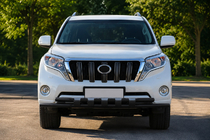 Toyota Land Cruiser Prado 150 2009–2023 Přední ochranný rám ST015 Black (nerez) fotografie 1