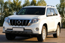 Toyota Land Cruiser Prado 150 2009–2023 Přední ochranný rám ST015 Black (nerez) fotografie 2