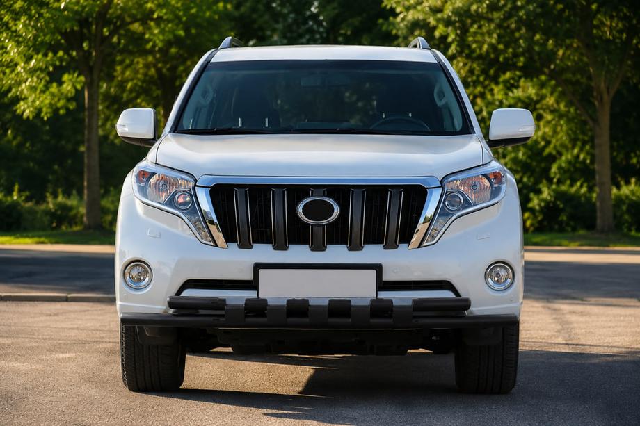 Toyota Land Cruiser Prado 150 2009–2023 Přední ochranný rám ST015 Black (nerez) Image