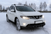Nissan Murano 2008–2014 Přední ochranný rám ST015 Black (nerez) fotografie 1