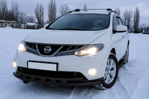 Nissan Murano 2008–2014 Přední ochranný rám ST015 Black (nerez) fotografie 3