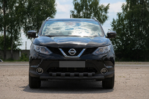 Nissan Qashqai 2007–2010 Přední ochranný rám ST015 Black (nerez) fotografie 2