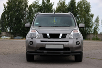 Nissan X-trail T31 2007–2014 Přední ochranný rám ST015/2 Black (nerez) fotografie 3