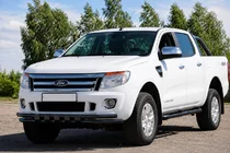 Ford Ranger 2011–2022 Přední ochranný rám ST016 Black (nerez) fotografie 2