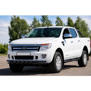 Přední ochranný rám ST016 Black (nerez) Ford Ranger 2011–2022 fotografie 2