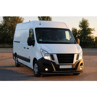 Přední ochranný rám ST016 Black (nerez) Opel Movano 2010–2021 fotografie 1