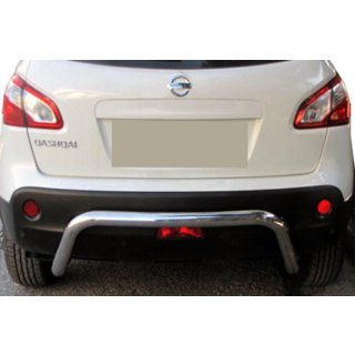 Zadní ochranný rám AK007 (nerez) Nissan Qashqai 2010–2014 fotografie 2