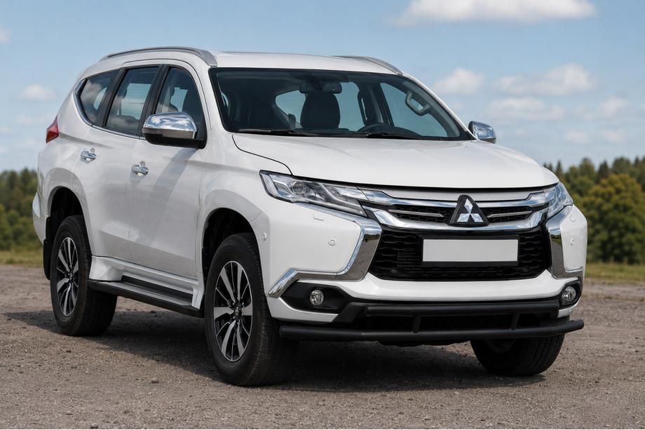 Mitsubishi Pajero Sport 2015– Přední ochranný rám ST016 Black (nerez) Image