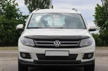 Volkswagen Tiguan 2007–2016 Přední ochranný rám ST016 Black (nerez) fotografie 1