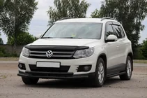Volkswagen Tiguan 2007–2016 Přední ochranný rám ST016 Black (nerez) fotografie 3