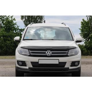 Přední ochranný rám ST016 Black (nerez) Volkswagen Tiguan 2007–2016 fotografie 1