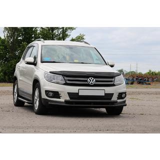 Přední ochranný rám ST016 Black (nerez) Volkswagen Tiguan 2007–2016 fotografie 2