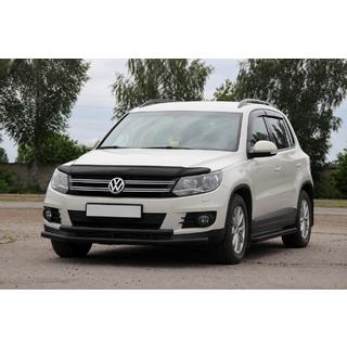 Přední ochranný rám ST016 Black (nerez) Volkswagen Tiguan 2007–2016 fotografie 3