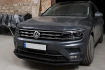 Volkswagen Tiguan 2016–2023 Přední ochranný rám ST016 Black (nerez) fotografie 3