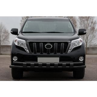 Přední ochranný rám ST016-2 Black (nerez) Toyota Land Cruiser Prado 150 2009–2023 fotografie 1