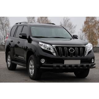 Přední ochranný rám ST016-2 Black (nerez) Toyota Land Cruiser Prado 150 2009–2023 fotografie 3
