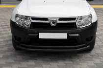 Renault Duster 2008–2017 Přední ochranný rám ST017 Black (nerez) fotografie 3