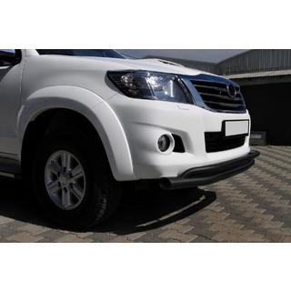 Přední ochranný rám ST017 Black (nerez) Toyota Hilux 2006–2015 fotografie 3
