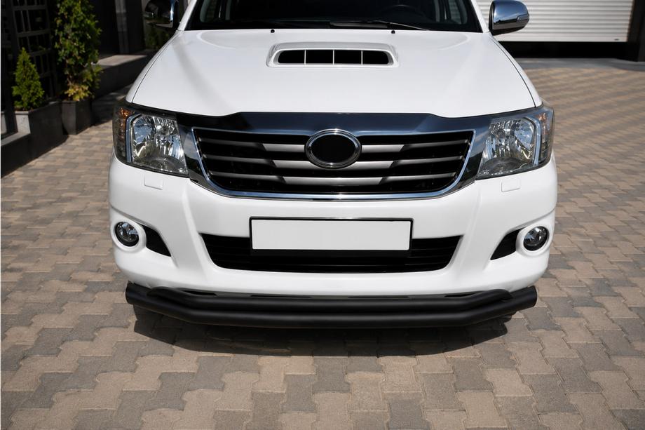 Toyota Hilux 2006–2015 Přední ochranný rám ST017 Black (nerez) Image