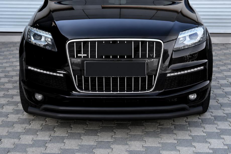 Audi Q7 2005–2015 Přední ochranný rám ST017 Black (nerez) Image