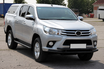 Toyota Hilux 2015– Přední ochranný rám ST018 Black (nerez) fotografie 3