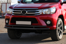 Toyota Hilux 2015– Přední ochranný rám ST018 Black (nerez) fotografie 4