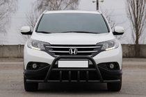 Honda CRV 2012–2016 Přední ochranný rám WT003-ST-V1 Black (nerez) fotografie 1