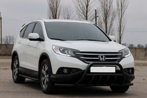 Honda CRV 2012–2016 Přední ochranný rám WT003-ST-V1 Black (nerez) fotografie 2