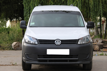 Volkswagen Caddy 2010–2015 Přední dvojitý ochranný rám 60/48 mm Black (nerez) fotografie 1