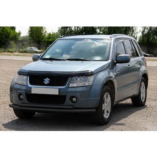 Přední dvojitý ochranný rám 60/42 mm Black (nerez) Suzuki Grand Vitara 2005–2017 fotografie 1