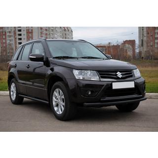Přední dvojitý ochranný rám 60/42 mm Black (nerez) Suzuki Grand Vitara 2005–2017 fotografie 3
