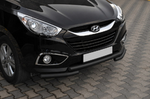 Hyundai IX-35 2010–2015 Přední ochranný rám ST014-1 Black (nerez) fotografie 3