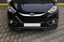 Hyundai IX-35 2010–2015 Přední ochranný rám ST014-1 Black (nerez) fotografie 4