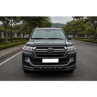 Přední ochranný rám ST015 Black (2015+, nerez) Toyota Land Cruiser 200 2007–2021 fotografie 1