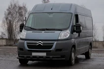 Fiat Ducato 2006–2025 Přední ochranný rám ST015 Black (nerez) fotografie 2
