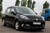 Renault Scenic/Grand 2009–2016 Přední ochranný rám ST015 Black (nerez) fotografie 3
