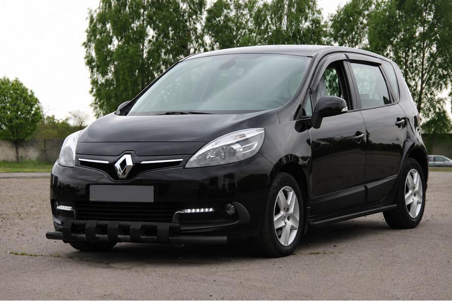 Renault Scenic/Grand 2009–2016 Přední ochranný rám ST015 Black (nerez) Image