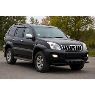Přední ochranný rám ST015 Black (nerez) Toyota Land Cruiser Prado 120 2002–2009 fotografie 2