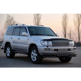 Přední ochranný rám ST015 Black (nerez) Toyota Land Cruiser 100 1998–2007 fotografie 3