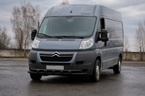 Peugeot Boxer 2006–2025 Přední ochranný rám ST015 Black (nerez) fotografie 1
