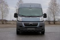 Peugeot Boxer 2006–2025 Přední ochranný rám ST015 Black (nerez) fotografie 2